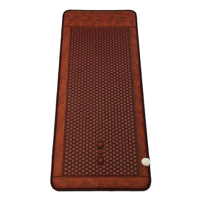 Mata Turmalinowa 80x190 cm z ceramiki turmalinu BRONZE Hexagon - 977 sztuk Turmalinu + 3 sexual - Super Jakość Ceramiki Turmalinu - Sprzedaż wyłącznie dla Firm w Hurcie przy zakupie minimum 4 sztuk cena za sztukę